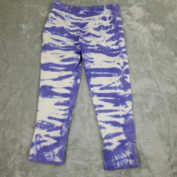 Nike Dri Fit Leggings Purp & White Tie Dye Compression Pants Yoga Women's Sz XS - Picture 6 of 6